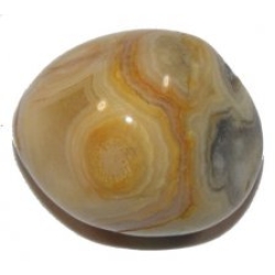 Mexican Lace Agate tumble stone